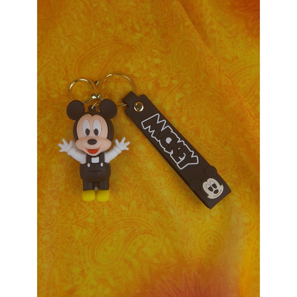 New Mickey Mouse 3D PVC Keychain Backpack Clip‎